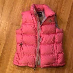 THE NORTH FACE vest pink small womens